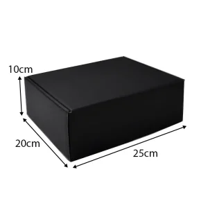 Κουτί Αποστολών Ε-shop 25 x 20 x 10 cm Μαύρο