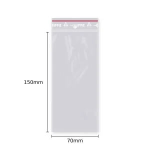 Σακουλάκια Ασφαλείας - Zip - 70mmx150mm